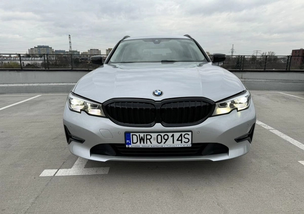 BMW Seria 3 cena 100000 przebieg: 33400, rok produkcji 2020 z Wrocław małe 254